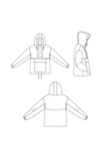 Patron couture coupe vent Rafale / PDF (A4, A3, A0, US Letter) - Cadres, Calques par Taille, Vidéoprojection - Maison Fauve