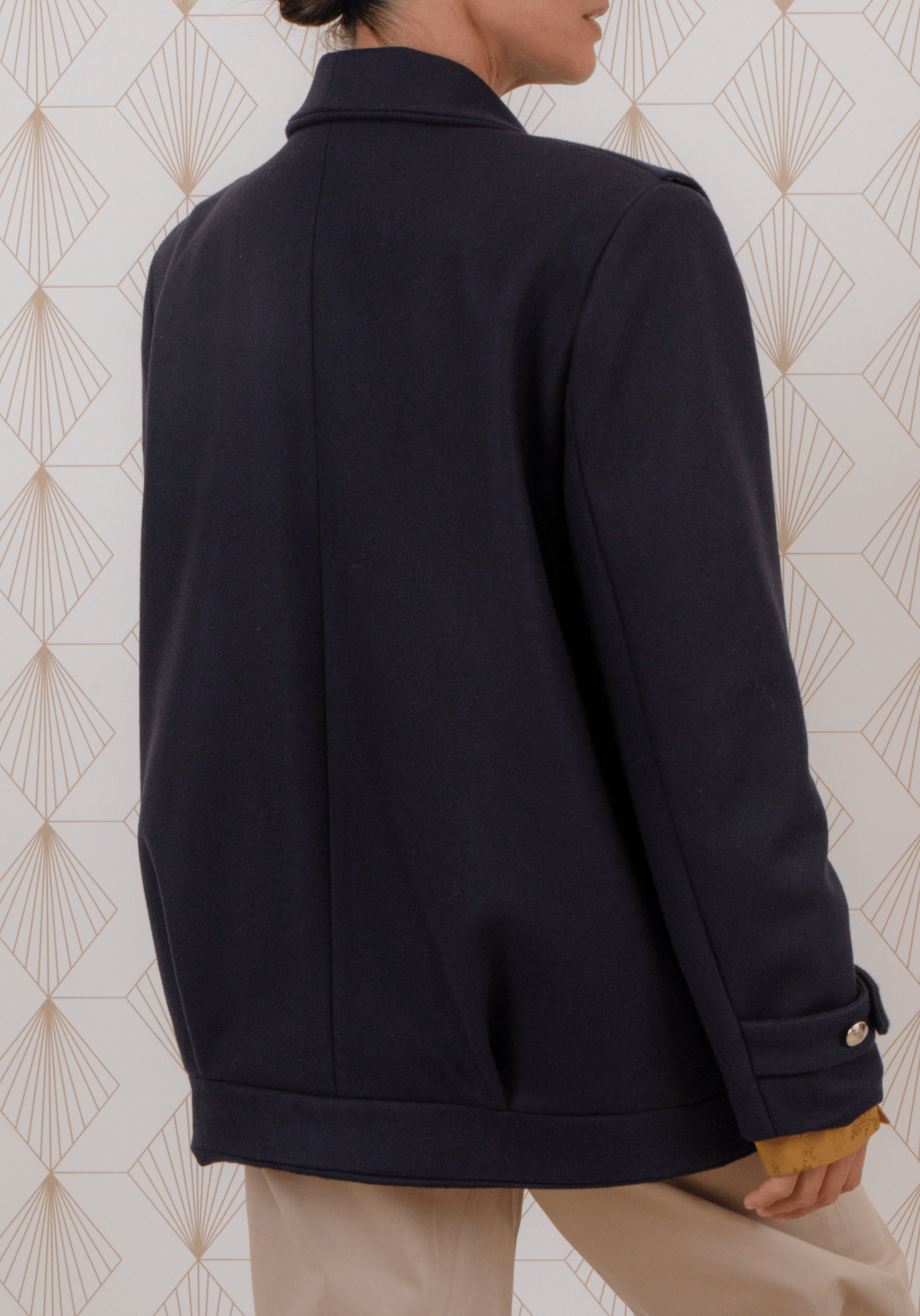 Patron couture manteau Cliff / PDF (A4, A3, A0, US Letter) - Cadres, Calques par Taille, Vidéoprojection - Maison Fauve