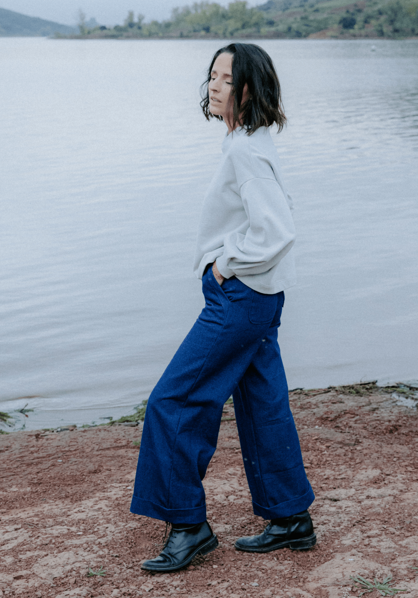 Patron couture pantalon Récif / PDF (A4, A3, A0, US Letter) - Cadres, Calques par Taille, Vidéoprojection - Maison Fauve