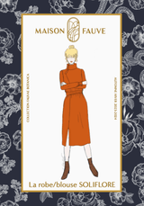 Patron couture robe, blouse Soliflore / Patron pochette - Maison Fauve