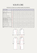 Patron couture robe, blouse Soliflore / PDF (A4, A3, A0, US Letter) - Cadres, Calques par Taille, Vidéoprojection - Maison Fauve