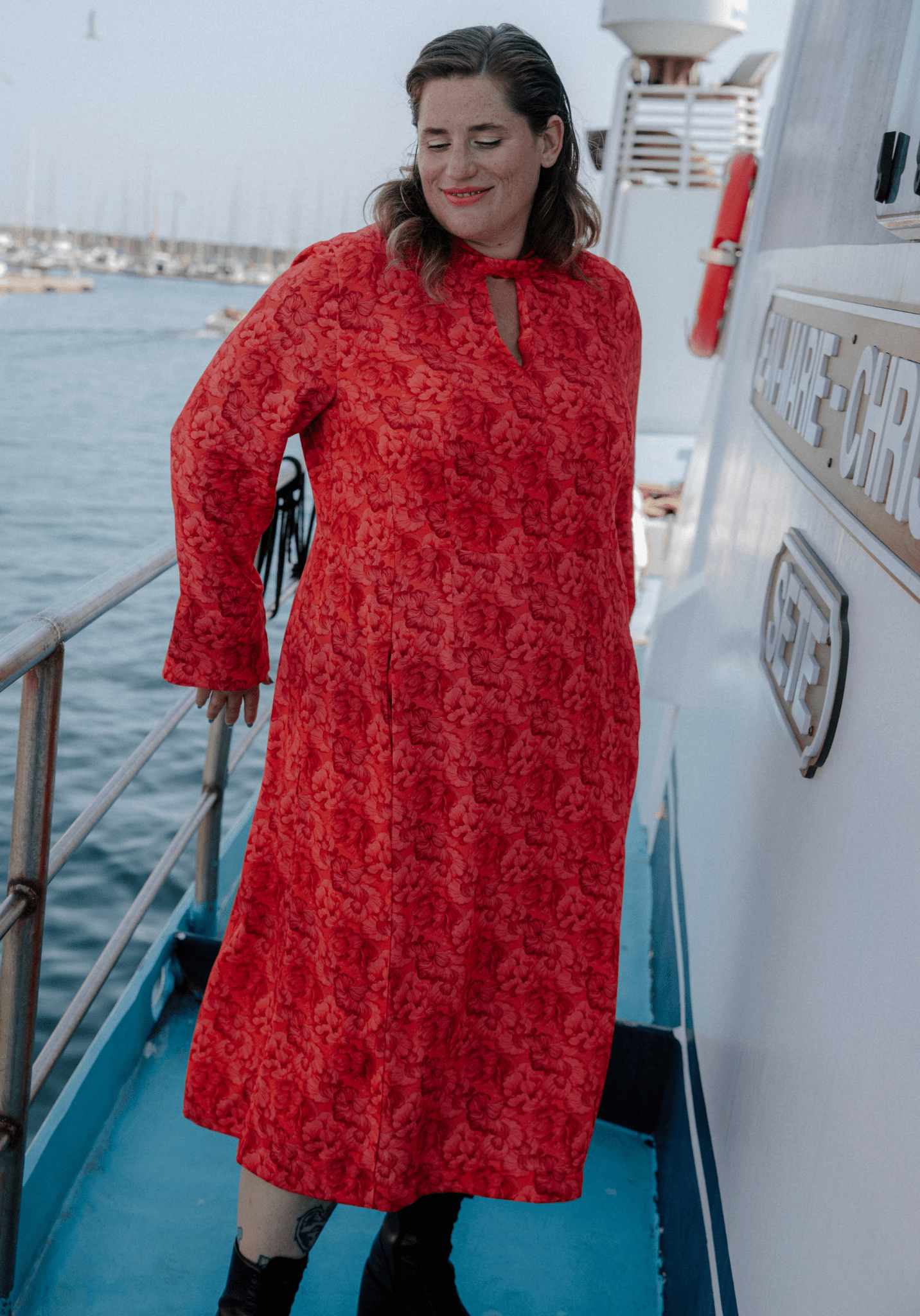 Patron couture robe Péninsule / PDF (A4, A3, A0, US Letter) - Cadres, Calques par Taille, Vidéoprojection - Maison Fauve