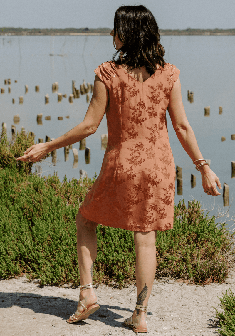Pétula dress sewing pattern - Clutch pattern – Maison Fauve