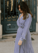 Patron couture robe portefeuille Soho / PDF (A4, A3, A0, US Letter) - Cadres, Calques par Taille, Vidéoprojection - Maison Fauve