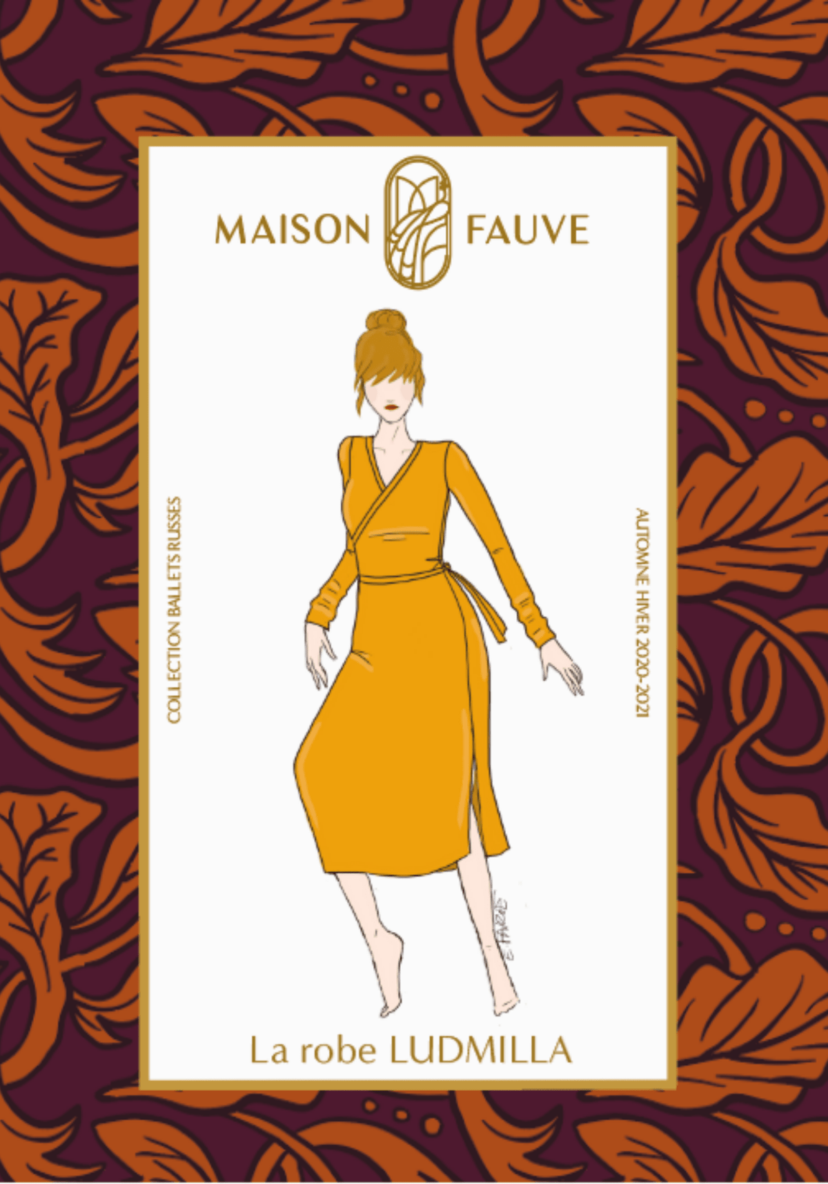 Patron couture robe, top en maille Ludmilla - Patron pochette - Maison Fauve