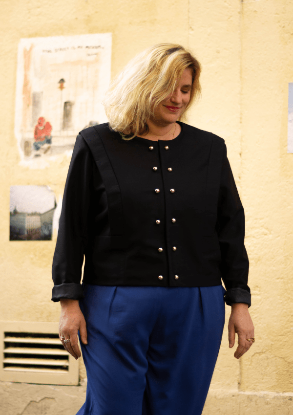 Patron couture veste Metropolis / PDF (A4, A3, A0, US Letter) - Cadres, Calques par Taille, Vidéoprojection - Maison Fauve