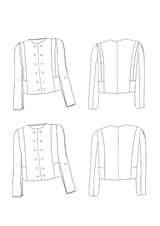 Patron couture veste Metropolis / PDF (A4, A3, A0, US Letter) - Cadres, Calques par Taille, Vidéoprojection - Maison Fauve