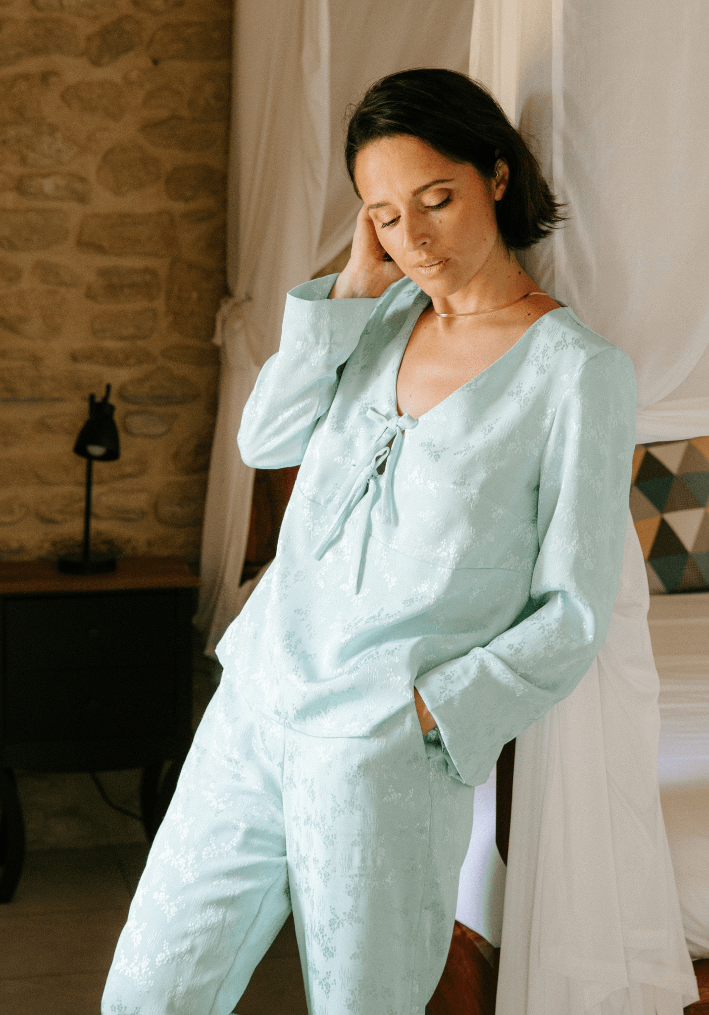 Patron pyjama Soupir / PDF (A4, A3, A0, US Letter) - Cadres, Calques par Taille, Vidéoprojection - Maison Fauve