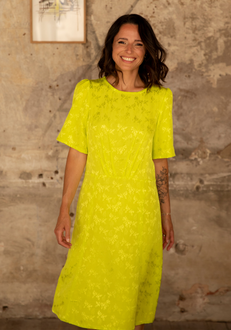 Tissu jacquard de viscose Lily Plusieurs coloris – Maison Fauve