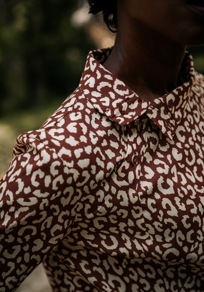 Dress sewing pattern, Soliflore blouse / Pouch pattern