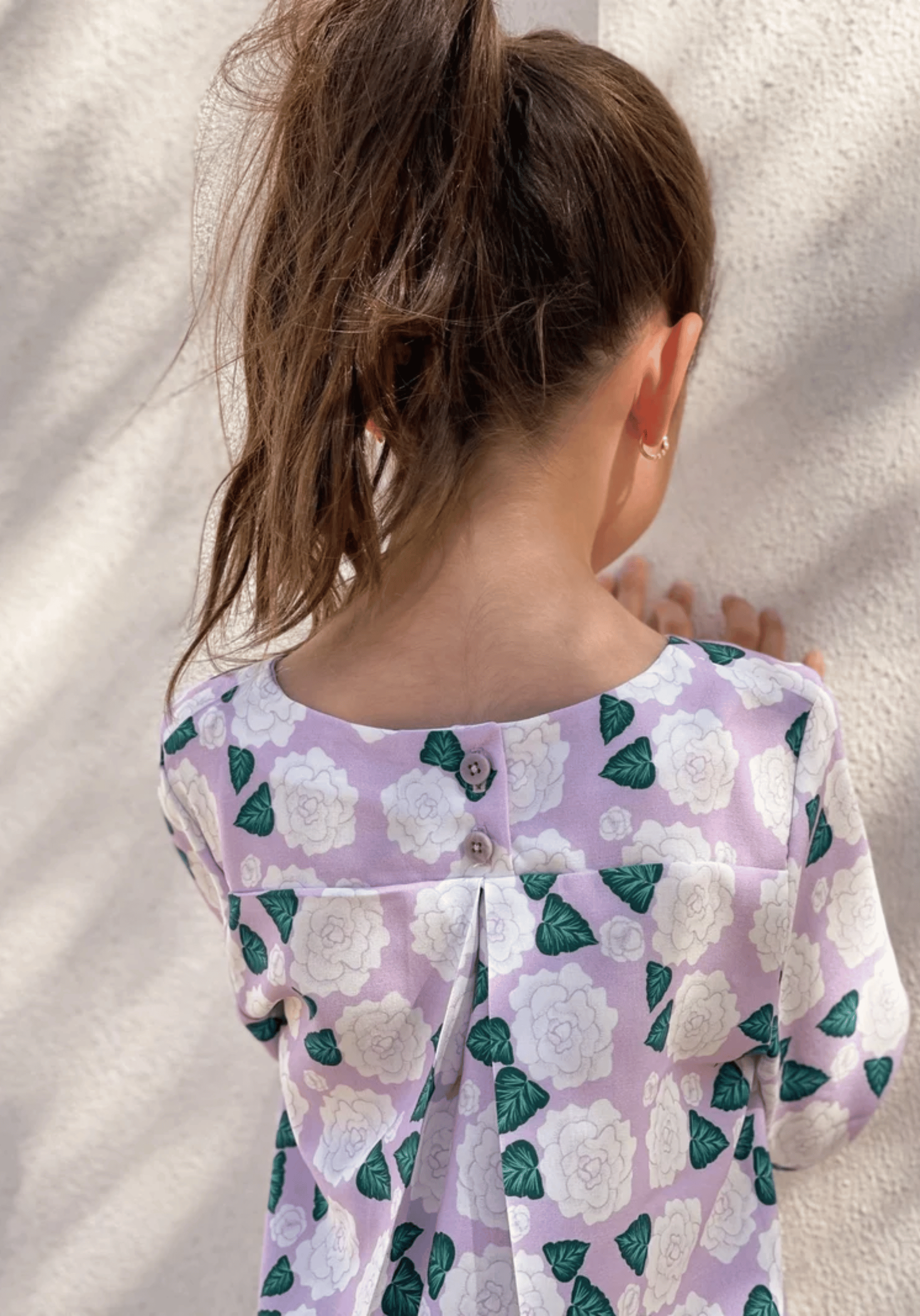 Girl's blouse sewing pattern Miss Violette - Paper pattern