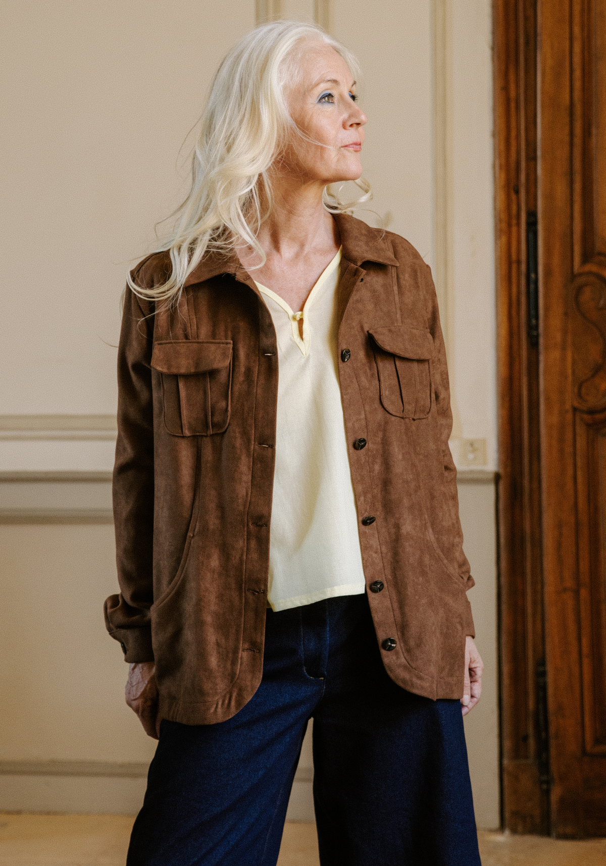 Ex Libris overshirt sewing pattern - Envelope pattern