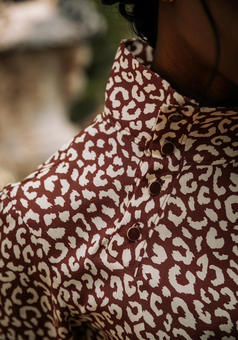 Dress sewing pattern, Soliflore blouse / Pouch pattern