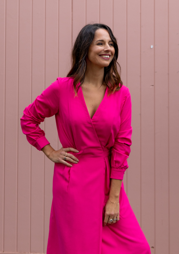 Soho Wrap Dress Sewing Pattern / PDF (A4, A3, A0, US Letter) - Frames, Layers by Size, Video Projection