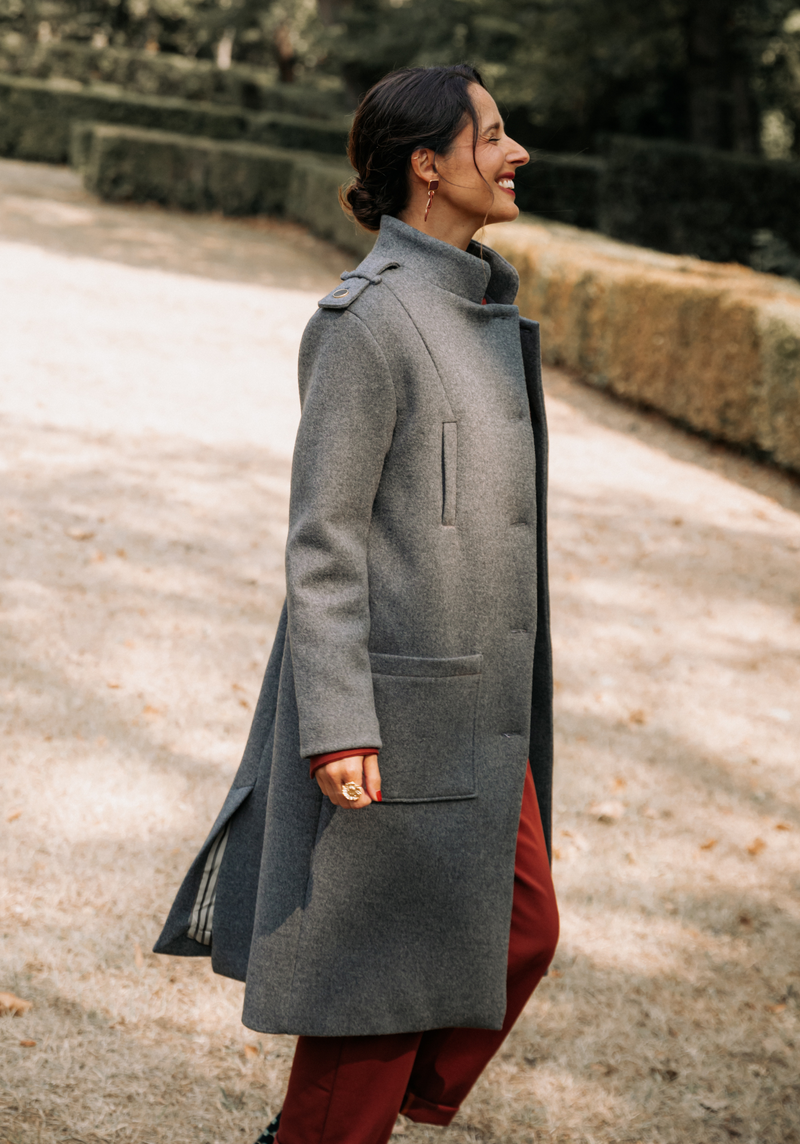 Patron couture manteau Tigris / PDF (A4, A3, A0, US Letter) - Cadres, Calques par Taille, Vidéoprojection