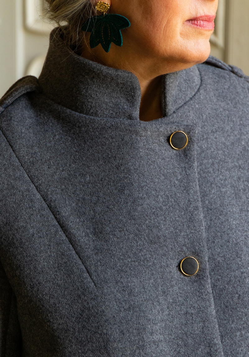 Patron couture manteau Tigris / PDF (A4, A3, A0, US Letter) - Cadres, Calques par Taille, Vidéoprojection