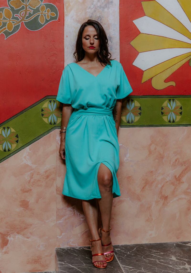 Beginner Sewing Pattern - The Transat Dress / PDF (A4, A3, A0, US Letter) - Frames, Layers by Size, Video Projection