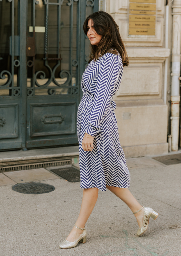 Soho Wrap Dress Sewing Pattern / PDF (A4, A3, A0, US Letter) - Frames, Layers by Size, Video Projection