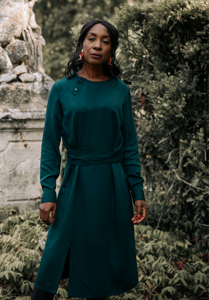 Dress sewing pattern, Soliflore blouse / Pouch pattern