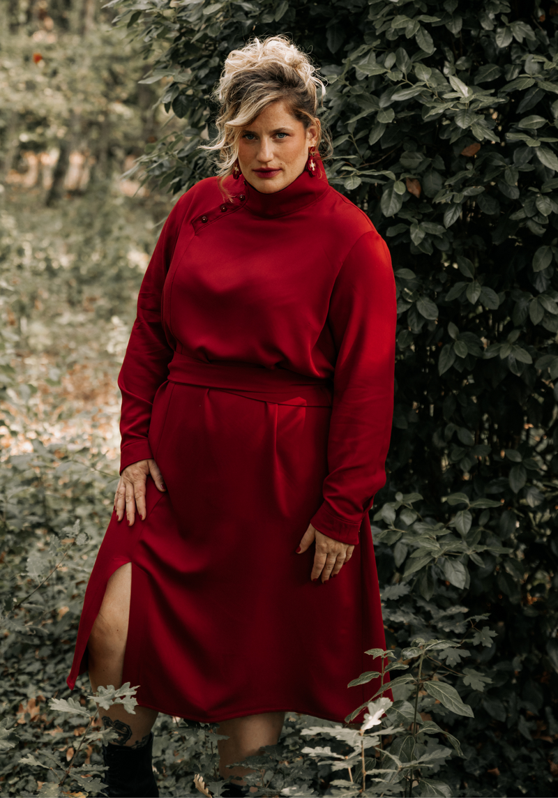 Dress sewing pattern, Soliflore blouse / Pouch pattern