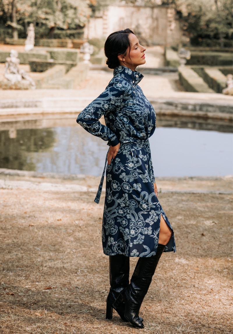 Dress sewing pattern, Soliflore blouse / Pouch pattern