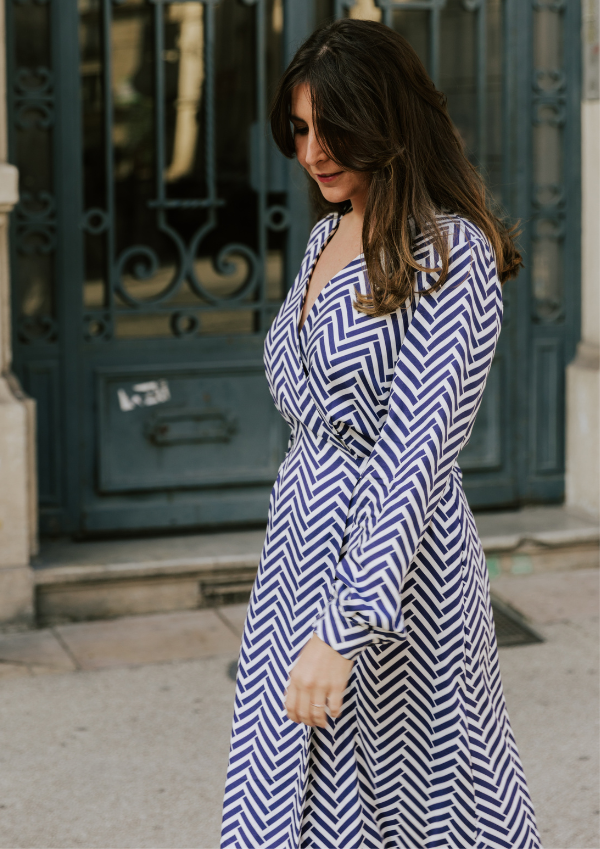 Soho Wrap Dress Sewing Pattern / PDF (A4, A3, A0, US Letter) - Frames, Layers by Size, Video Projection