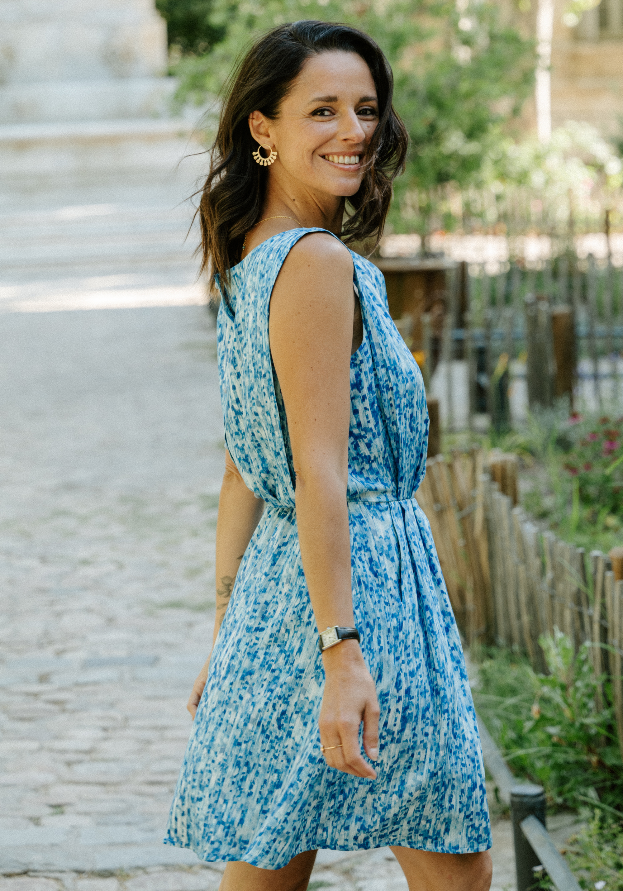 Notte sewing pattern facing add-on - sleeveless version (PDF to download)