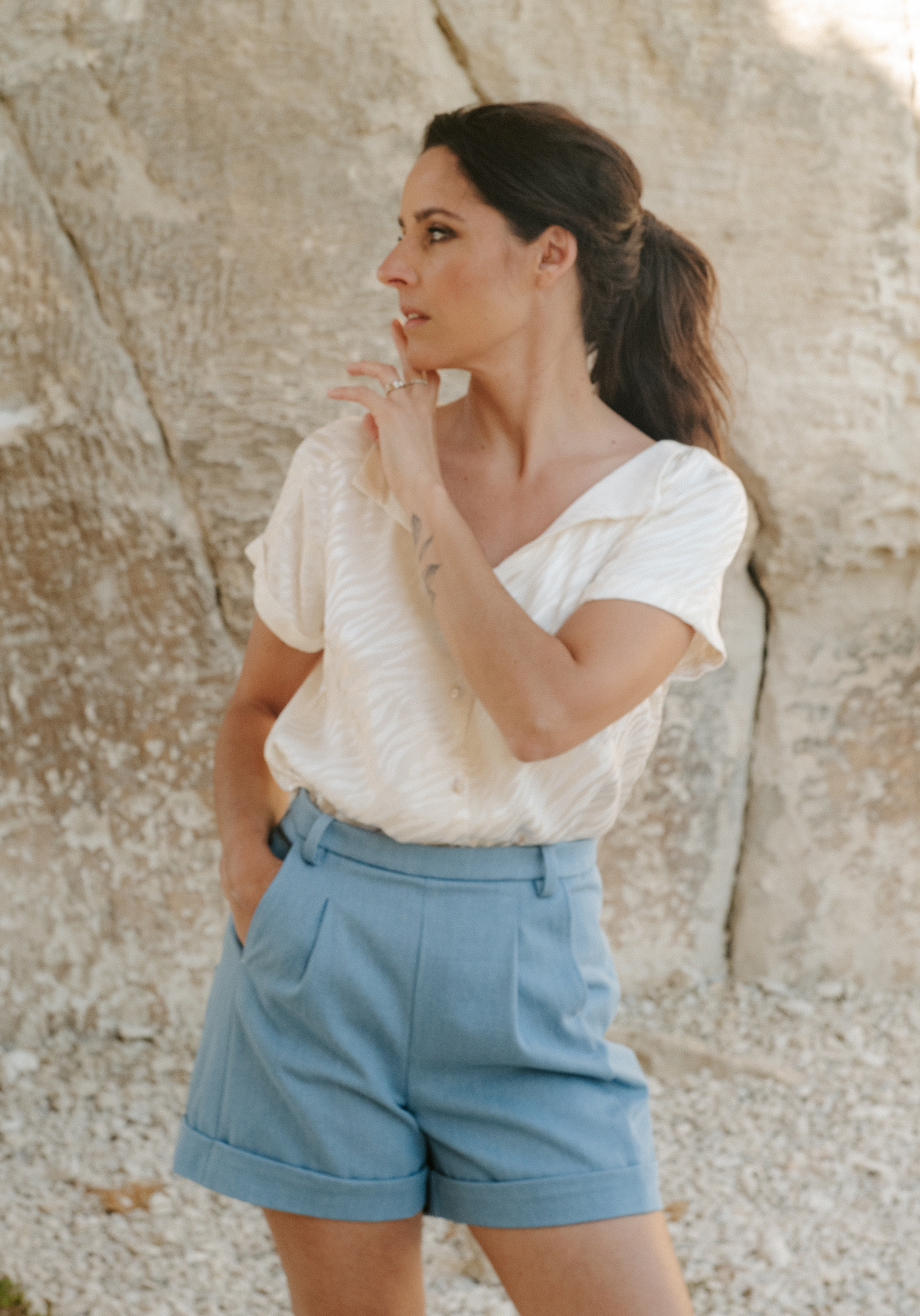 Peacock shorts sewing pattern - Envelope pattern – Maison Fauve