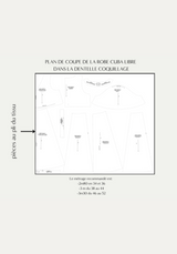 Cuba Libre dress sewing pattern - Pouch pattern