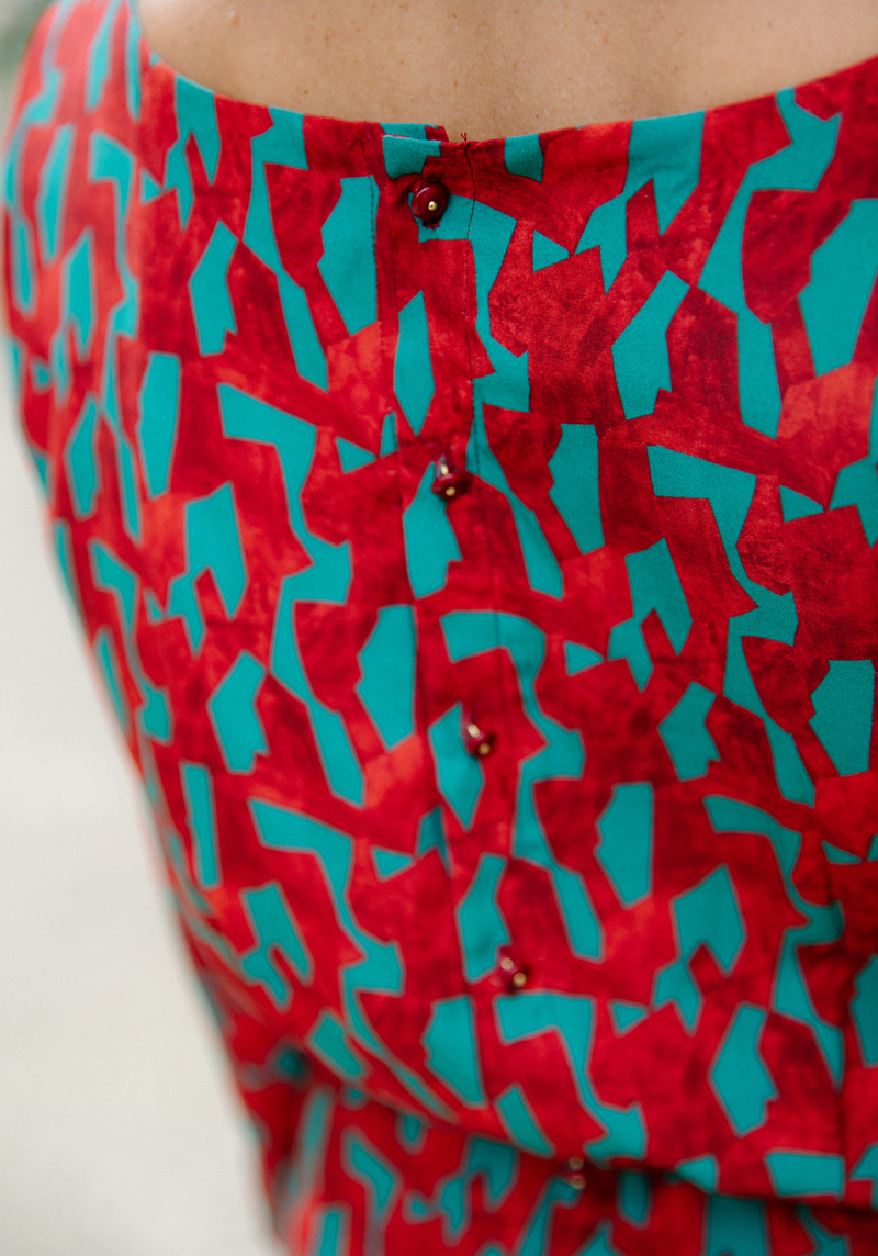 Tissu popeline de viscose imprimée Pietra - Plusieurs coloris