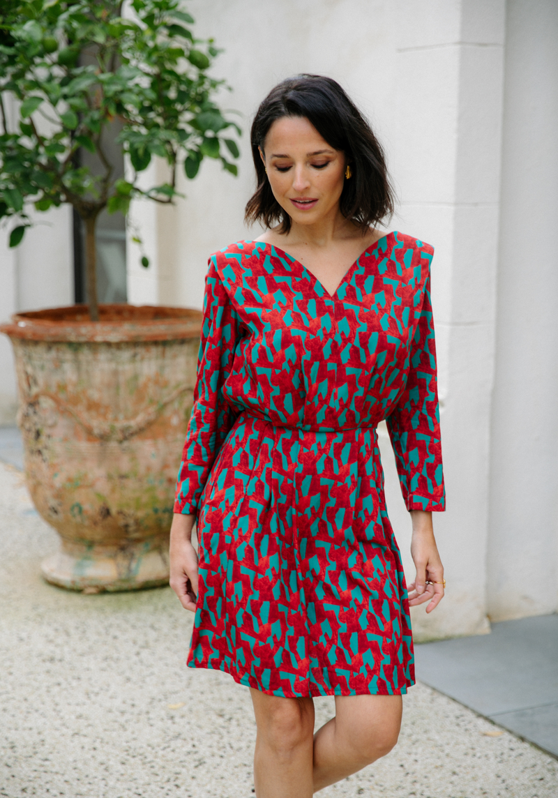 Tissu popeline de viscose imprimée Pietra - Plusieurs coloris