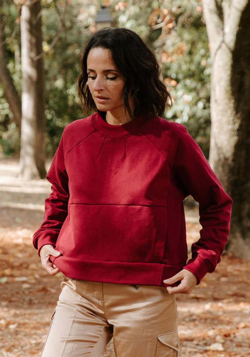 Ressac sweatshirt pattern / Pouch pattern
