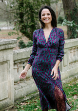 Complément PDF gratuit Robe Rosalie manches longues / PDF (A4, A3, A0, US Letter) - Cadres, Calques par Taille, Vidéoprojection