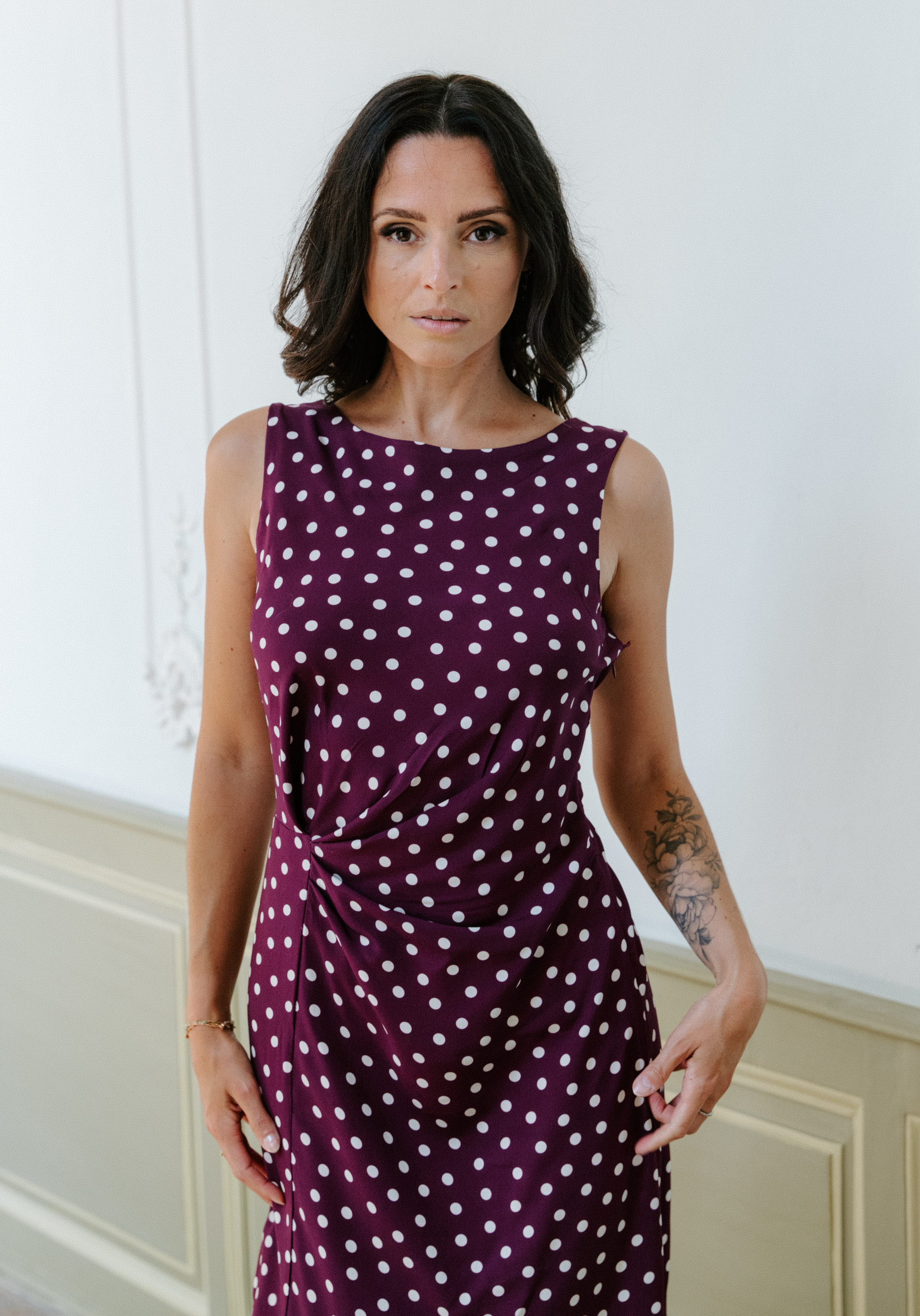 Lunares printed viscose poplin fabric - Various colors