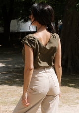 Ronsard pants sewing pattern - Pocket pattern