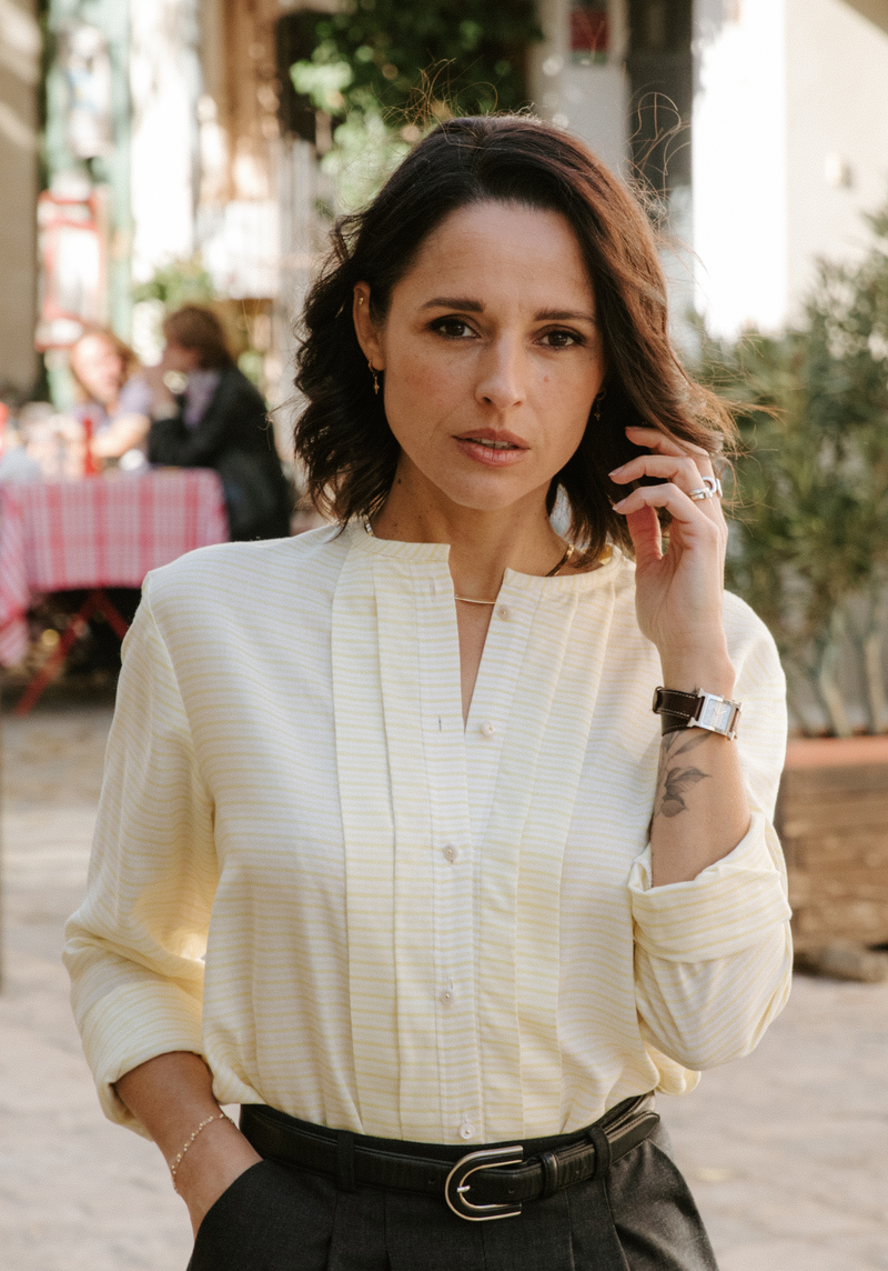 Patron couture chemisier Scala  / PDF (A4, A3, A0, US Letter) - Cadres, Calques par Taille, Vidéoprojection