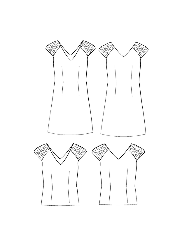 Box Couture - The PETULA blouse dress