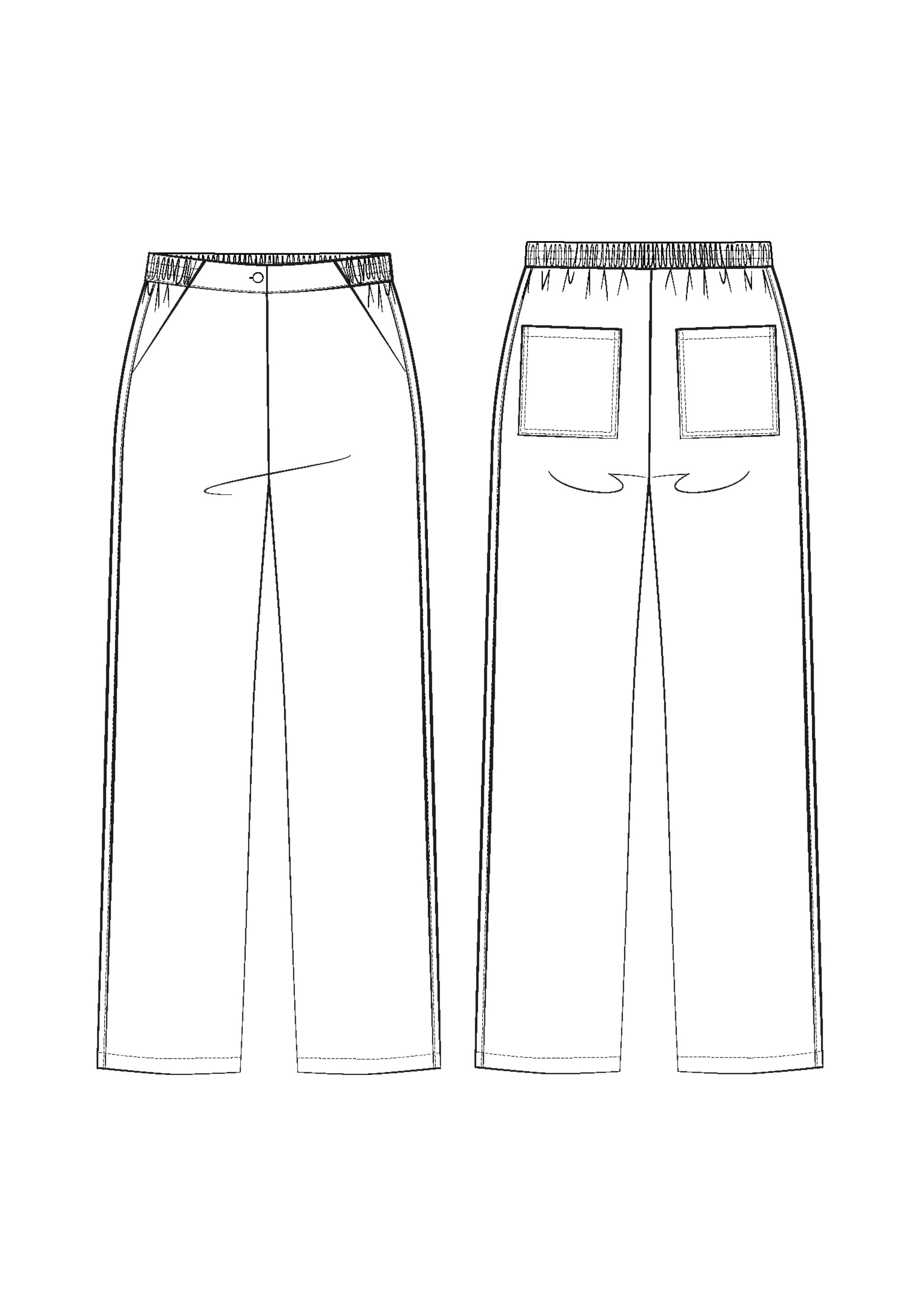 Patron couture gratuit pantalon Mellow / PDF à télécharger