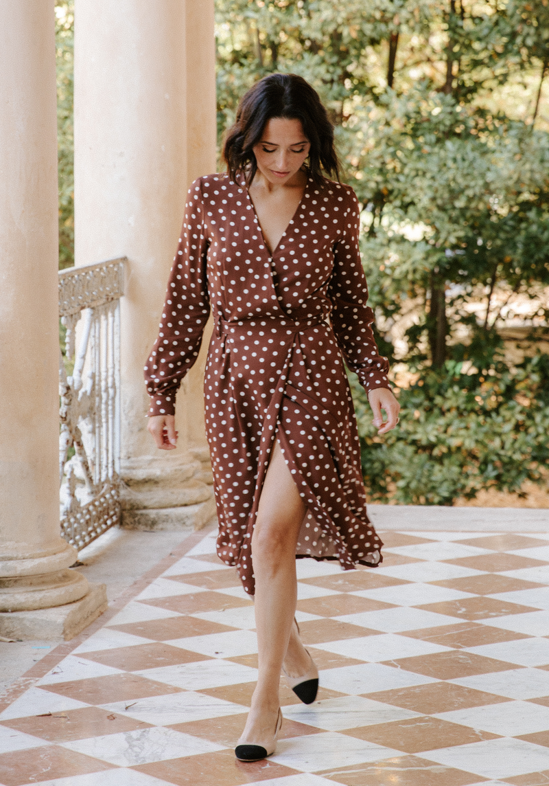 Patron couture robe portefeuille Soho / Patron pochette