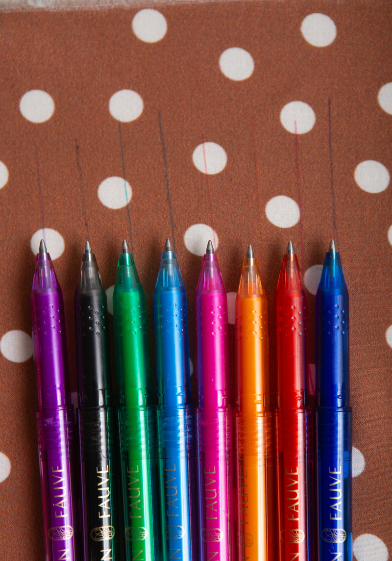 Set de 8 Stylos Effaçables Maison Fauve