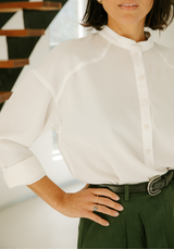 Plain white tencel fabric