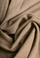 Tissu jacquard de coton Mini Chevron Camel