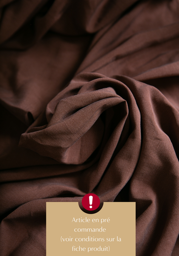 Tissu doupion de tencel, lin et coton - Plusieurs couleurs