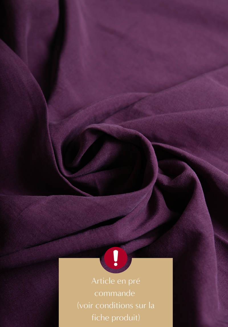 Tissu doupion de tencel, lin et coton - Plusieurs couleurs
