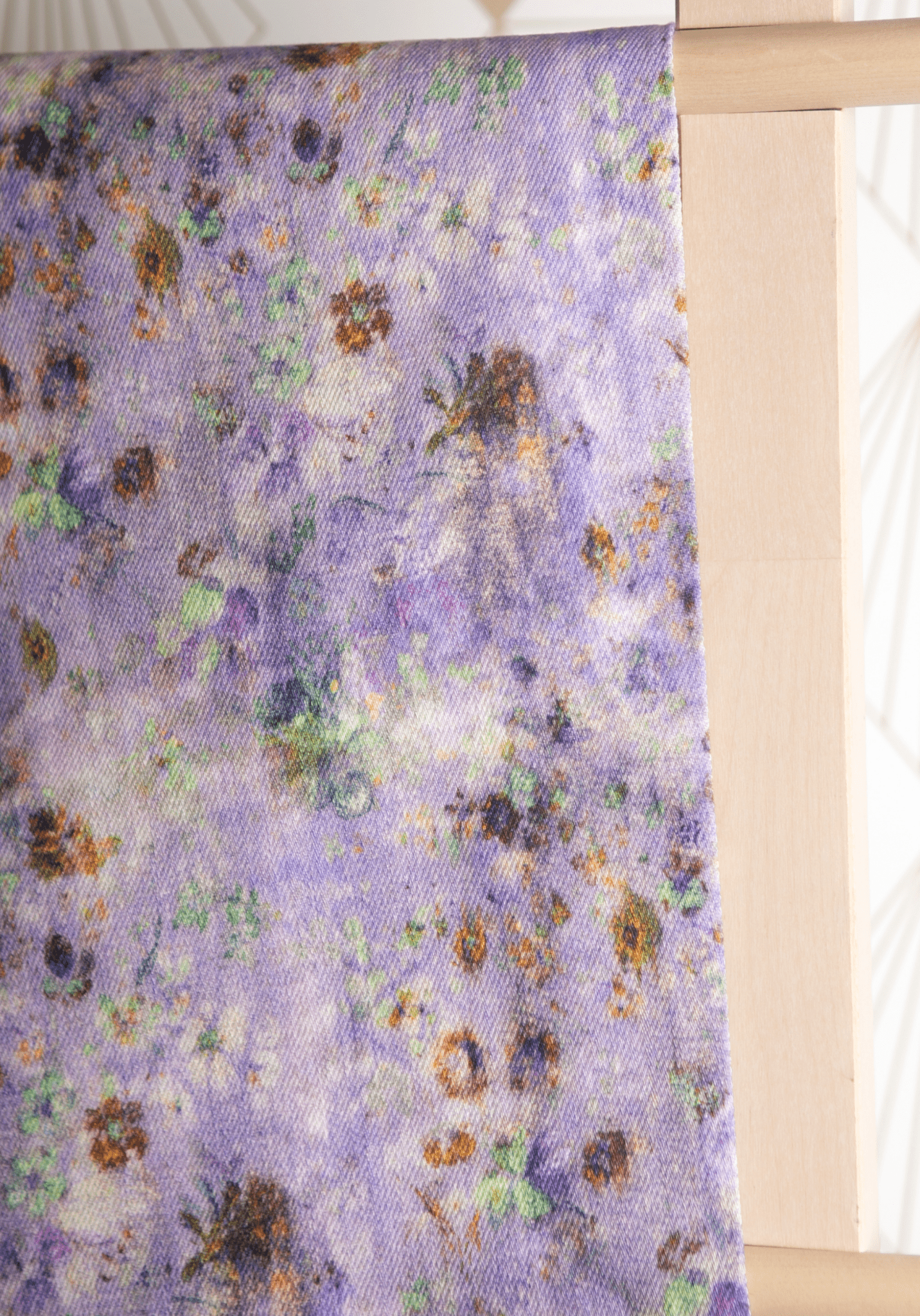 Tissu gabardine de coton imprimée Ghost Flower - Plusieurs coloris - Maison Fauve