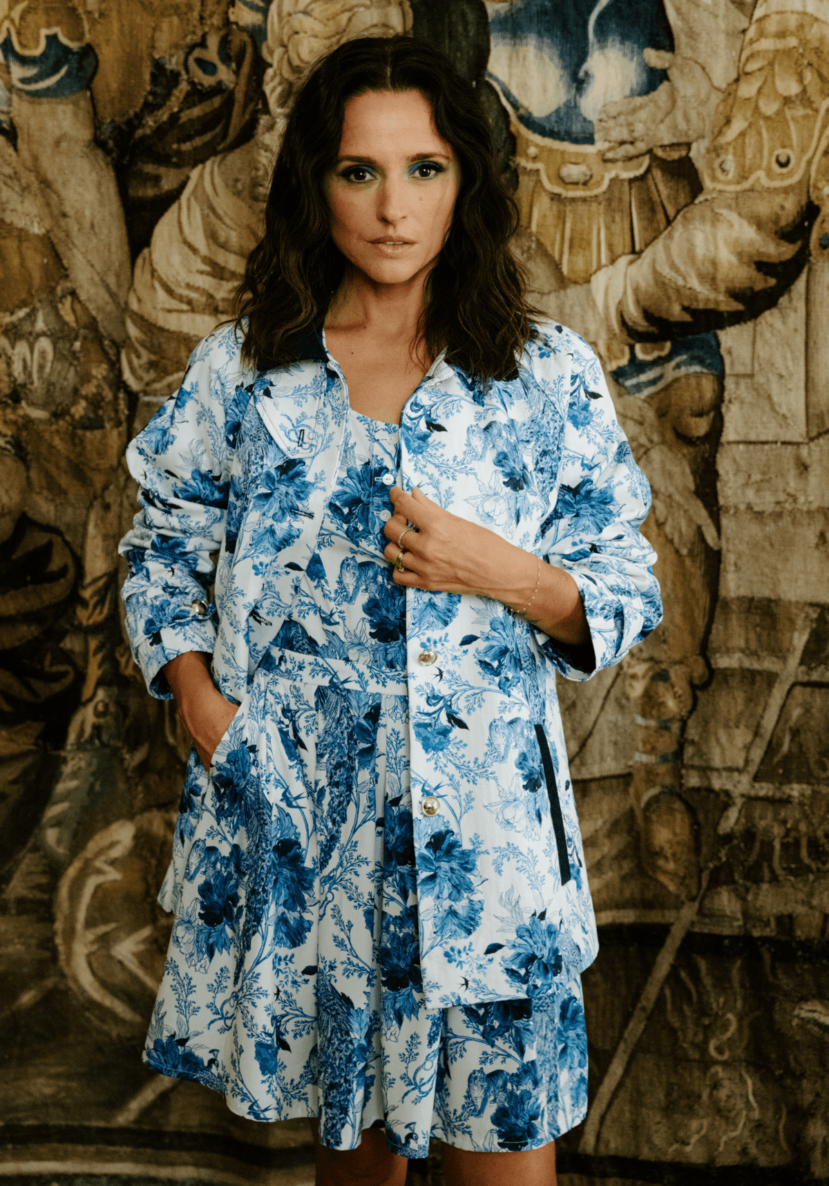 Tissu gabardine de coton imprimée Manifesto - Plusieurs coloris - Maison Fauve