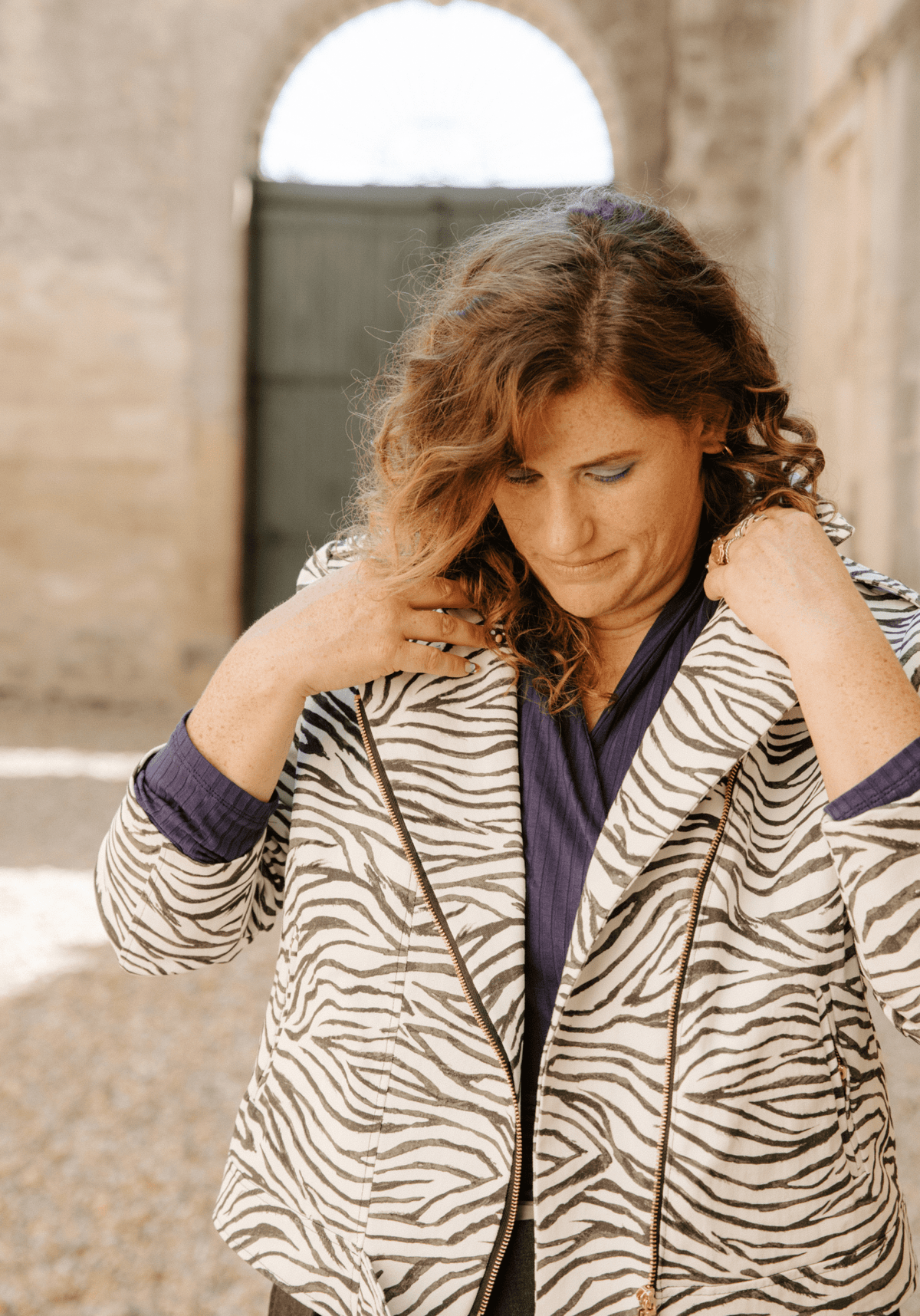 Tissu gabardine de coton imprimée Savage - Maison Fauve