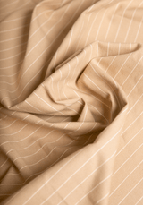 Tissu jacquard de coton Parade Camel - Maison Fauve