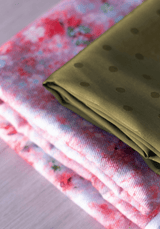Tissu jacquard pois Lucente - Pour vêtements et doublures élégantes - Plusieurs couleurs - Maison Fauve