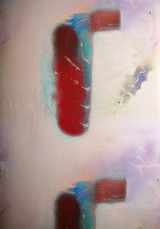 Tissu crêpe de viscose imprimée Graffiti - 2 coloris